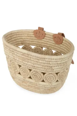 Palm Leaf Bike Basket