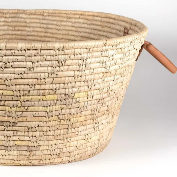 Palm Leaf Laundry Basket