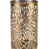 Palm Leaf Pillar Candleholder