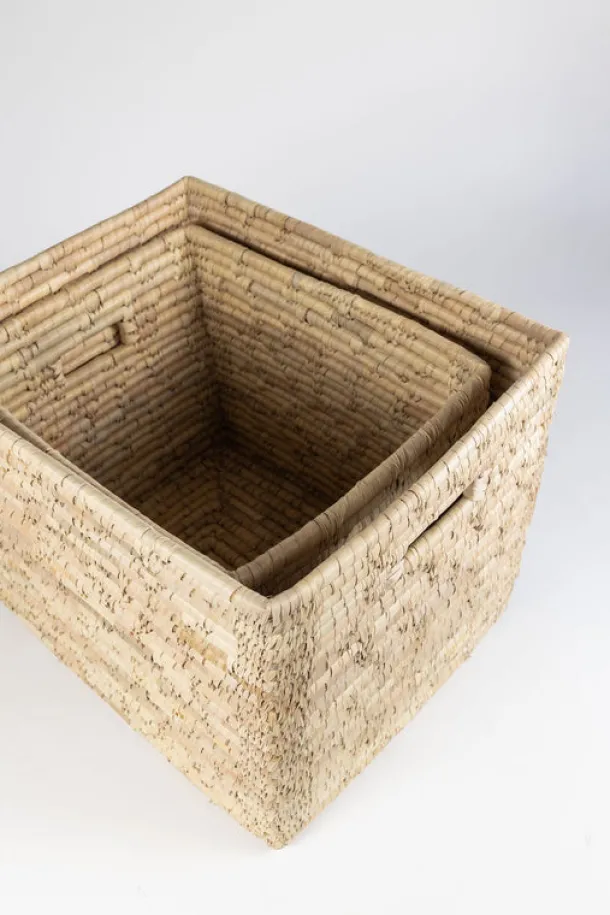 Palm Leaf Storage Basket