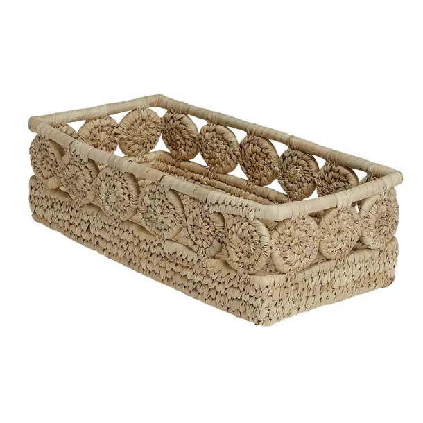 Palm Medallion Bread Basket