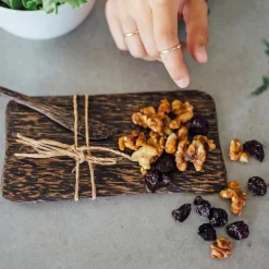 Palm Wood Serving Dish