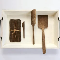 Palm Wood Serving Dish
