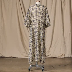 Panna Full Length Block Print Kaftan