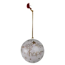 Paper Mache Hope Ornament