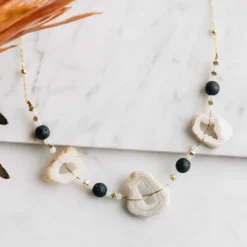 Parvati Druzy Stone Necklace
