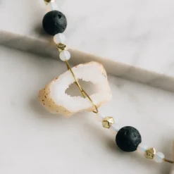 Parvati Druzy Stone Necklace