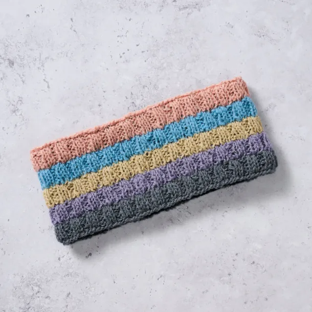 Pastel Stripes Wool Headband