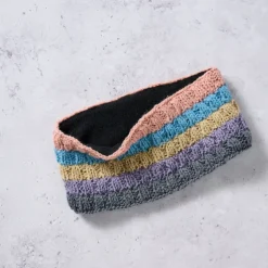 Pastel Stripes Wool Headband
