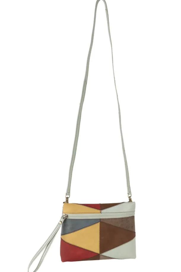 Patchwork Eco-Leather Convertible Purse