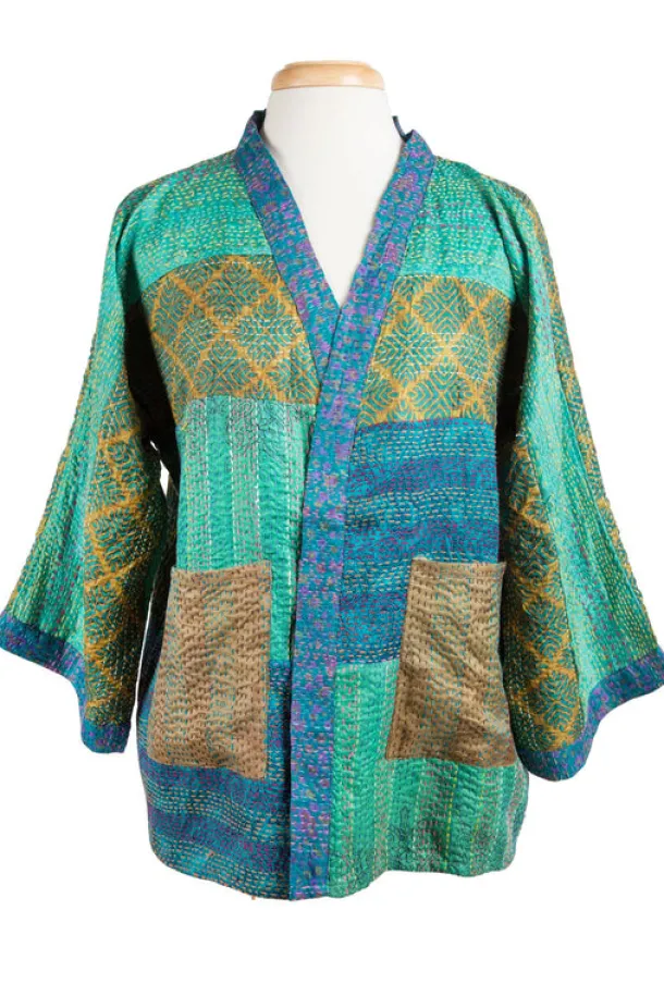 Patchwork Sari Topper