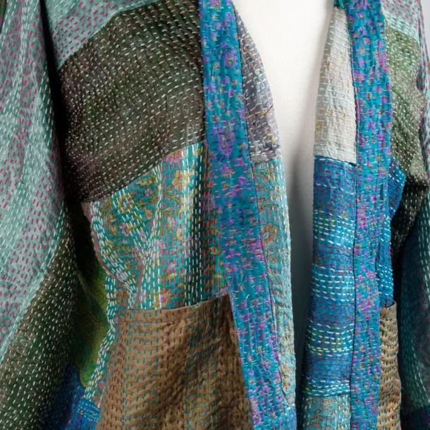 Patchwork Sari Topper