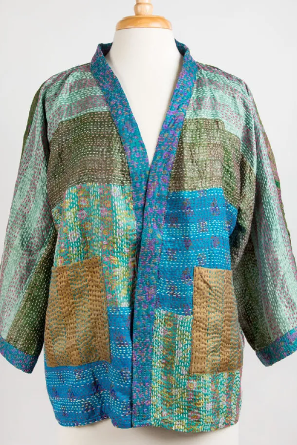 Patchwork Sari Topper