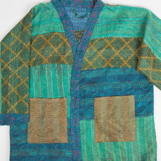 Patchwork Sari Topper