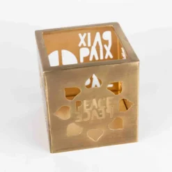 Paz World Peace Candleholder