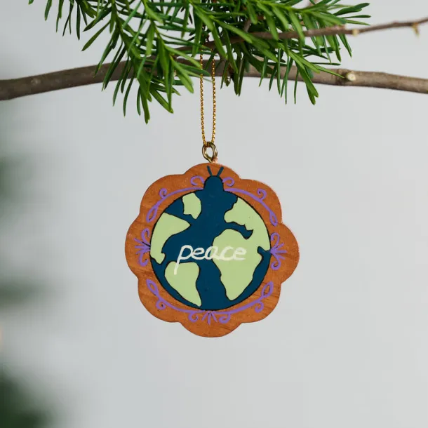 Peace On Earth Globe Ornament - Collectible 2024