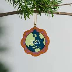 Peace On Earth Globe Ornament - Collectible 2024