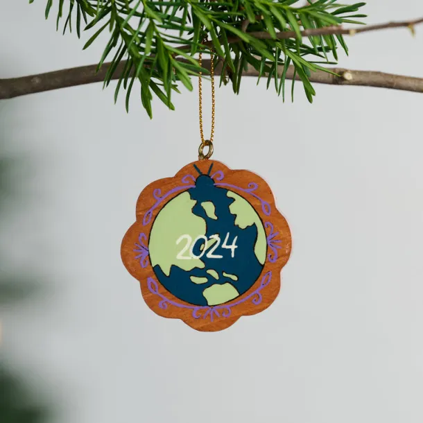 Peace On Earth Globe Ornament - Collectible 2024