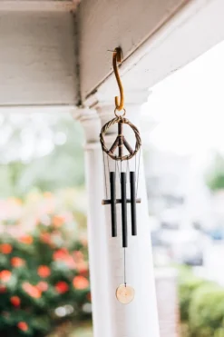 Peace Sign Wind Chime