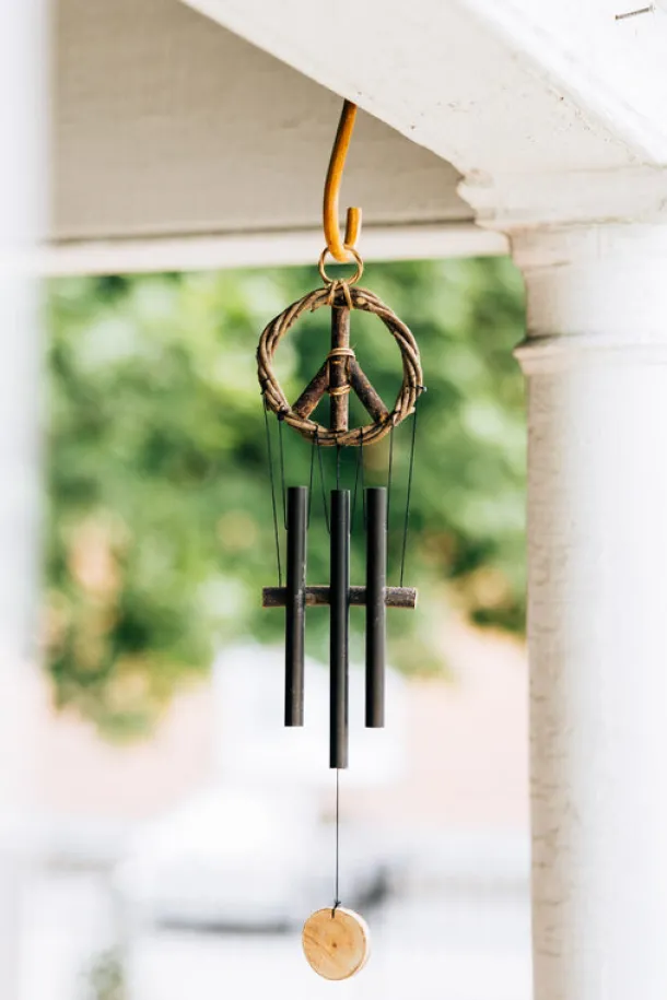 Peace Sign Wind Chime