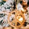Peace Symbol Ornament