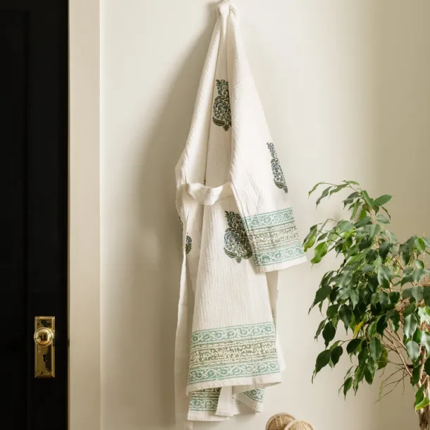 Pera Blockprint Cotton Robe