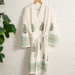 Pera Blockprint Cotton Robe