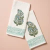 Pera Cotton Blockprint Hand Towel Set