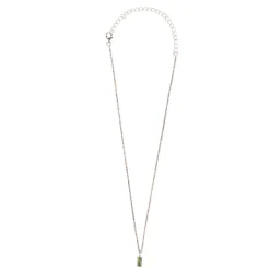 Peridot Silver Pendant Necklace