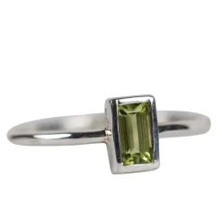 Peridot Silver Ring