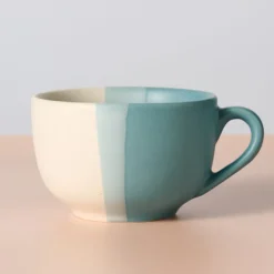 Pheeka Striped Jumbo Mug with Spoon