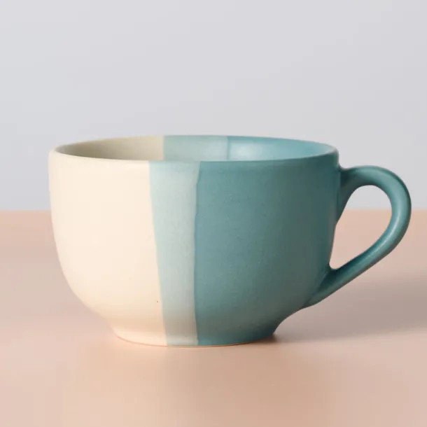 Pheeka Striped Jumbo Mug with Spoon