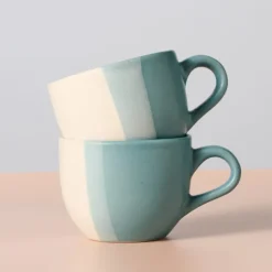 Pheeka Striped Tea Cups - Set of 2