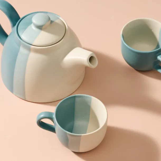 Pheeka Striped Tea Cups - Set of 2