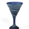 Phoenician Blue Cocktail Glass