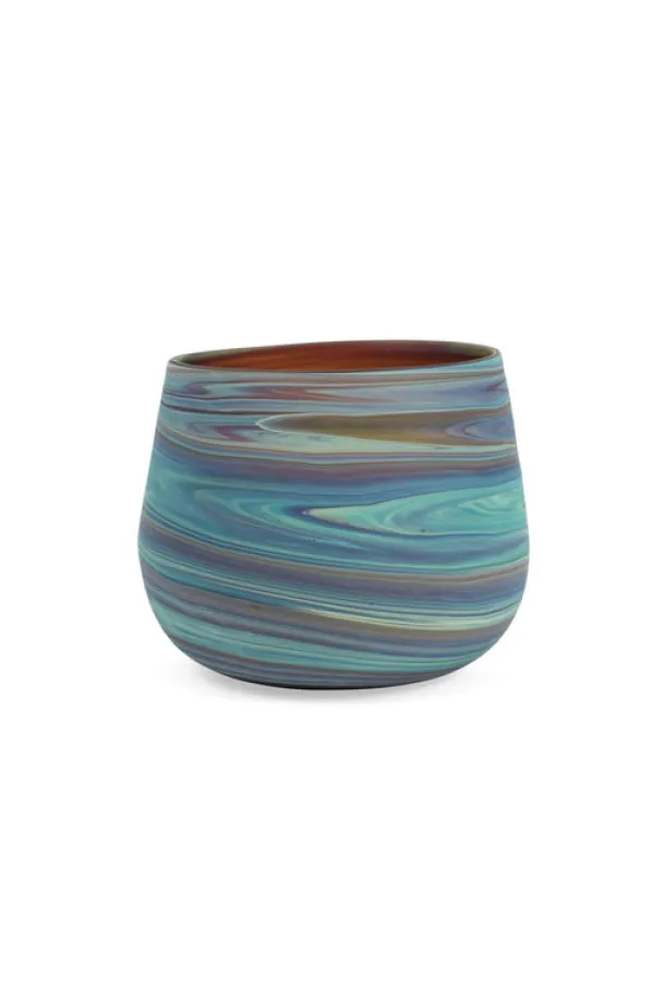 Phoenician Glass Candleholder