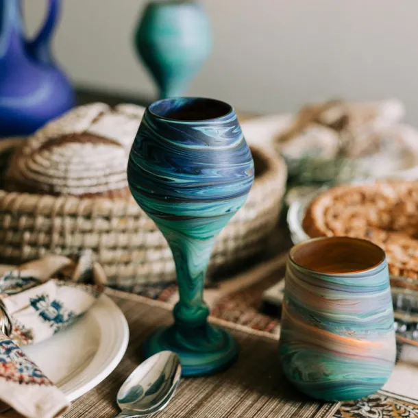 Phoenician Glass Goblet