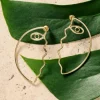 Pikaso Profile Wire Post Earrings