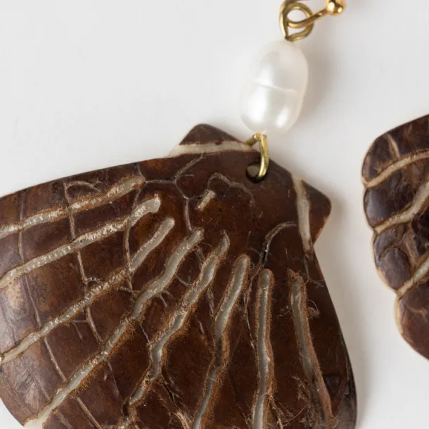 Playas Tagua Drop Earrings