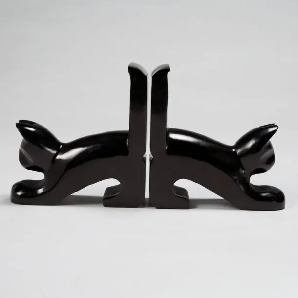 Playful Cat Bookends