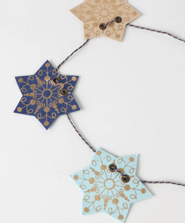 6 Point Star Garland