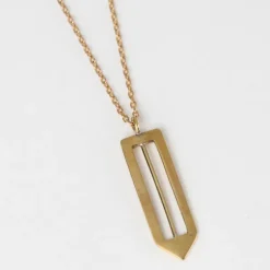 Pointed Path Necklace