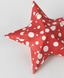 Polka Dot Star Ornament