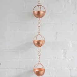 Prava Copper Rain Chain