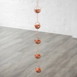 Prava Copper Rain Chain