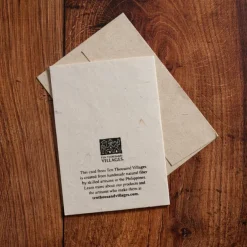 Pressed Flower Christmas Tree Card
