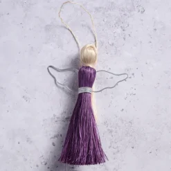 Purple Angel Ornament