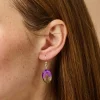 Purple Arbol Earrings