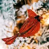 Quill Cardinal Ornament
