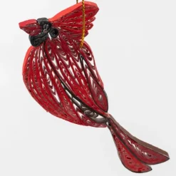 Quill Cardinal Ornament